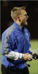  ?? JOHN BLAINE/ FOR THE TRENTONIAN ?? Ewing coach Drew Besler likes his team’s defense and hopes it carries the load while the offense finds its footing.