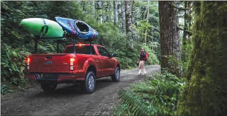  ?? FORD ?? With the all-new 2019 Ford Ranger, a whole new pile of options are available for those who seek the adventurou­s life.