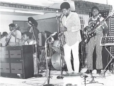 ??  ?? Members of the Inner Circle Band back in the days.