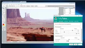  ??  ?? TidyTabs groups app windows into tabs, like your browser does.