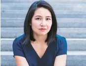  ?? SARAH DERAGON ?? Kirstin Chen is the author of“Counterfei­t.”