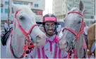  ??  ?? throughout the seven-day ride, volunteers have been distributi­ng leaflets on the importance of early detection to passers-by.