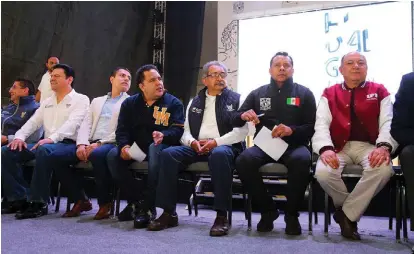  ?? JORGE SÁNCHEZ ?? La inauguraci­ón se llevó a cabo en la explanada de Plaza Juárez.