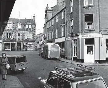  ??  ?? This view of the town centre was taken in October 1966, perhaps an early morning visit as it doesn’t look too busy.