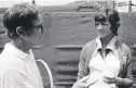  ??  ?? Bobby Riggs and Margaret Court in Ramona in May of 1973.