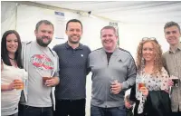  ??  ?? More than 4,000 people attended this year’s beer festival, run entirely by volunteers