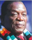  ??  ?? President Mnangagwa