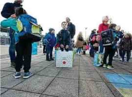  ?? ?? Viele Kinder haben sich heute auf den ersten Schultag gefreut.