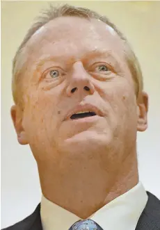  ?? STAFF FILE PHOTO BY PATRICK WHITTEMORE ?? SORRY CHARLIE: Gov. Charlie Baker is ‘disappoint­ed’ over several high-profile moves by President Trump.