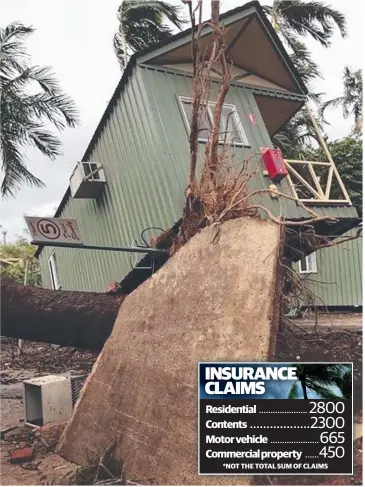  ?? Picture: NGAIRE HAMILTON ?? Damage caused by Cyclone Marcus at Boomerang Caravan Park in Virginia