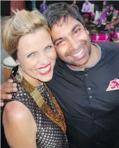  ??  ?? Laura Byspalko and spouse Sirish Rao launched their seventh Indian Summer Festival with a Roundhouse Community Centre gala.