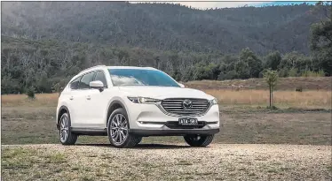  ??  ?? DIESEL POWERED: Sharp pricing headlines Mazda’s CX-8 sevenseat large SUV, on sale next month.