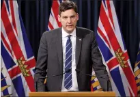  ?? CP FILE PHOTO ?? B.C. Attorney General David Eby says the British Columbia government will intervene in separate court cases in Saskatchew­an and Ontario where those provinces are challengin­g federal authority to pass legislatio­n that puts a minimum price on greenhouse gas pollution.