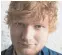  ??  ?? Ed Sheeran