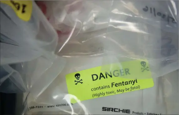  ?? DREW ANGERER — GETTY IMAGES ?? Boston health officials are blaming the ODs on the increasing presence of fentanyl within the cocaine supply.