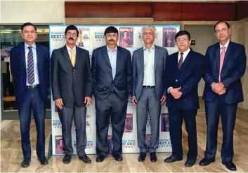  ??  ?? From left: Shashank Tripathi, Partner and Leader, PwC Strategy&; Kewal Handa, Chairman, Union Bank of India; Prosenjit Datta, Editor, Business Today; Bobby K. Parikh, Managing Partner, Bobby Parikh Associates; Ashish Kumar Chauhan, MD & CEO, Bombay...