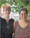  ??  ?? Dolores Kirschner, Director, with her daughter, Rachael Lapinski, 16.