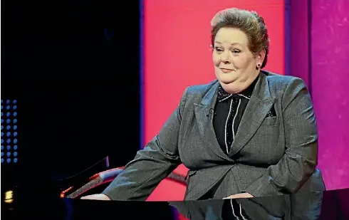  ?? PHOTOS: SUPPLIED ?? Chase star Anne Hegerty: hates the costume.
