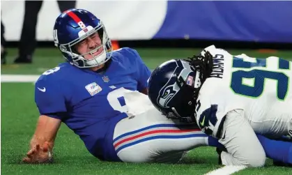  ?? ?? Eleven sacks in a single game is a new franchise record for the Seahawks. Photograph: Robert Deutsch/USA Today Sports