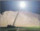  ?? AP PHOTO ?? In this picture released by the Iranian state-run IRIB News Agency on Monday, a missile is fired from city of Kermanshah in western Iran targeting the Islamic State group in Syria.