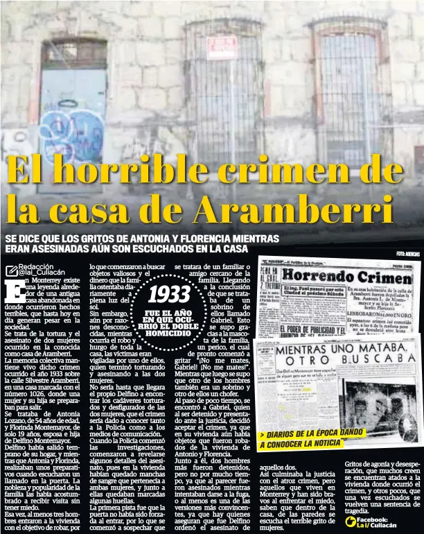 El horrible crimen de la casa de Aramberri - PressReader