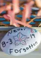  ?? ANDRES LEIGHTON/AP ?? A stone honors victims of the 2019 shooting Wednesday at a memorial site in El Paso, Texas.