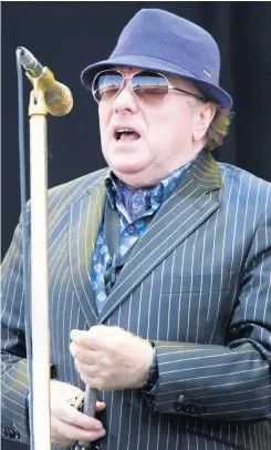  ??  ?? Gesture:
Van Morrison says he will donate profits from his anti-lockdown songs to help fellow musicians