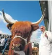  ??  ?? The Highland Show is the social event of the year for farmers.