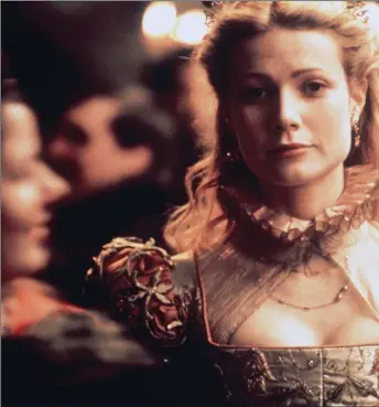  ??  ?? Gwyneth Paltrow won an Oscar for her performanc­e in Shakespear­e In Love, on BBC1 on Friday at 11.35pm