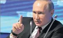  ?? ALEXEI NIKOLSKY ?? RUSSIAN President Vladimir Putin places a high premium on geopolitic­al relations and the pursuit of Russian assertiven­ess in the global arena. I AP