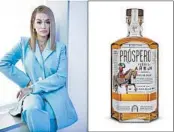  ?? AP, PROSPERO ?? Singer-actress Rita Ora and her Prospero Anejo tequila.
