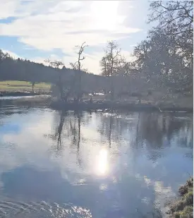  ??  ?? Late sun The Meadows at Callander by John McLaren