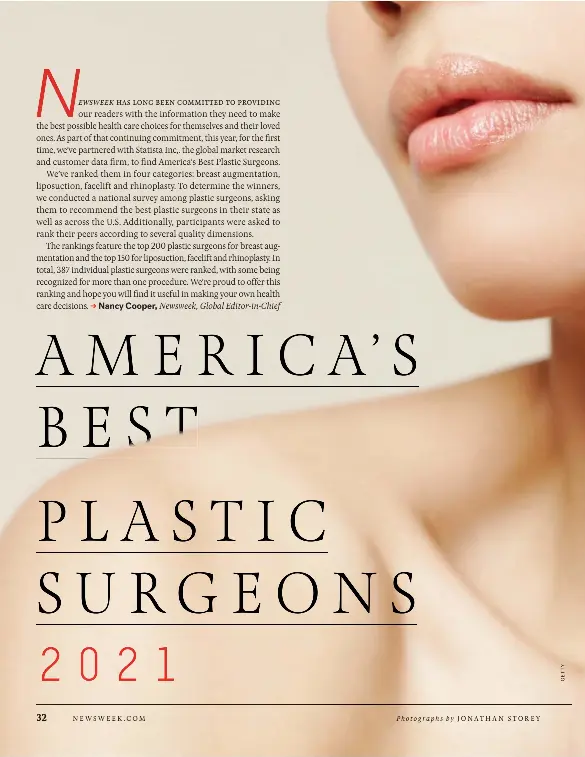 America’s Best Plastic Surgeons 2021 PressReader