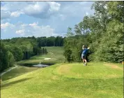  ?? Photo submitted ?? Pictured is an individual playing during the 27th Annual Kane Community Hospital Foundation Charity Golf Outing.