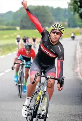  ?? PICTURE: MATT ALEXANDER ?? Shameeg Salie is one of SA’s bright cycling prospects.