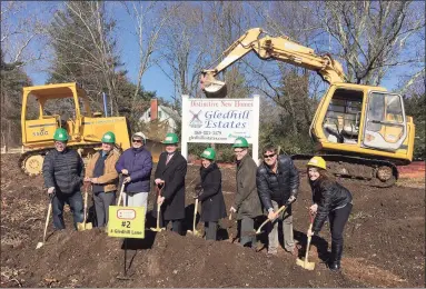  ?? Contribute­d photo / ?? Gledhill Estates, a new neighborho­od of 15 new homes located at 660 Mountain Road in West Hartford, broke ground in 2018. Steve Temkin’s partnershi­p in the developmen­t helped earn him the Builder of the Year Award.