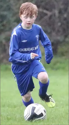  ??  ?? Donal O’Leary of the New Ross Town Under-12 Division 3 team.