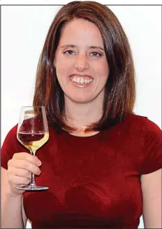  ??  ?? Cheers to a new role: Wine-lover Lisa Moreton