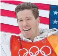  ??  ?? VICTOR: Shaun White.