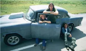  ??  ?? From left, Laurie Bird, James Taylor and Dennis Wilson in Monte Hellman’s film TwoLane Blacktop, 1971. Photograph: Landmark Media/Alamy