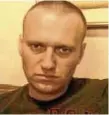  ??  ?? Glatzköpfi­g, abgemagert: Alexej Nawalny im Straflager östlich von Moskau