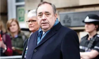  ?? Photograph: Murdo MacLeod/ The Guardian ?? Alex Salmond was cleared of charges of attempted rape, intent to rape, sexual assault and indecent assault.