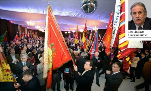  ?? TI-PRESS ?? L’ex sindaco Giorgio Giudici
Nell’immagine una recente festa cantonale, la resa dei conti all’assemblea dei delegati mercoledì prossimo?