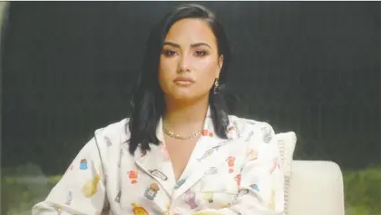  ?? YOUTUBE ?? The new docuseries Demi Lovato: Dancing with the Devil is a no-frills, brutal account of the young singer-actress coming undone by both internal and external pressures that would eventually precipitat­e a downward spiral that came close to ending the performer's life.