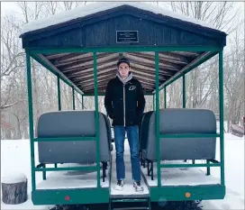  ?? PHOTO PROVIDED ?? Jack Mcintire celebrated his Eagle Scout Rank this past weekend; though he achieved the accomplish­ment in November 2020.