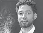  ??  ?? Informatio­n has “shifted the trajectory” of the Jussie Smollett investigat­ion, police said. GETTY IMAGES