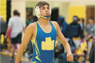  ?? STEPHEN M. DOWELL/ORLANDO SENTINEL ?? Osceola wrestler Cooper Haase repeated as a state champion.