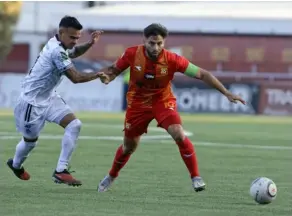  ?? ?? Elías Aguilar es el gran referente del Team, que en la última década se convirtió en protagonis­ta del fútbol nacional. MAYELA LÓPEZ