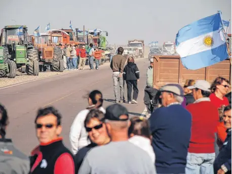  ?? ARCHIVO LA NUEVA. ?? La protesta
será multisecto­rial, con presencia de representa­ntes del comercio, el transporte y la industria.