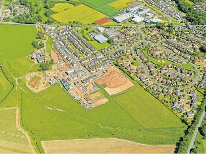  ??  ?? The lastest proposal for 195 homes was criticised as being a “serious overdevelo­pment”.